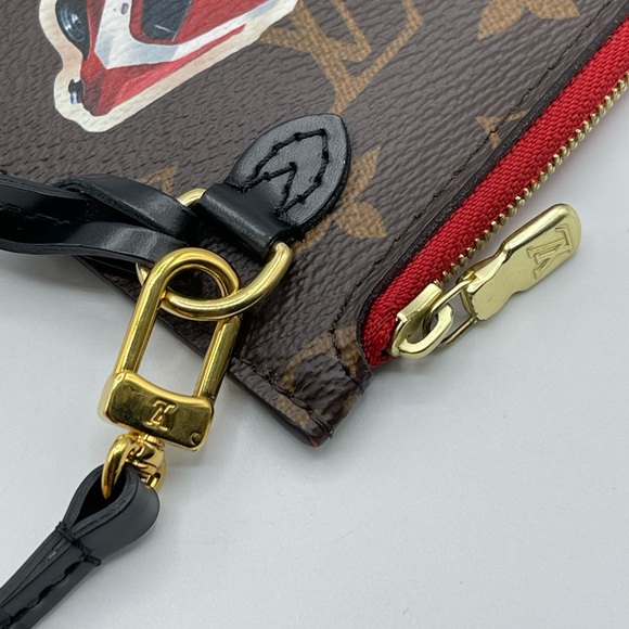 Louis Vuitton World Tour Stickers Neverfull Pochette Clutch Wristlet Pouch Rare - Picture 5 of 12